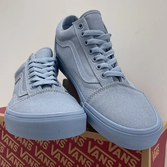 Vans Men’s Sneakers Low-Top Canvas Sneakers Old Skool
Pastel Mono Dusty Blue - Picture 5 of 16
